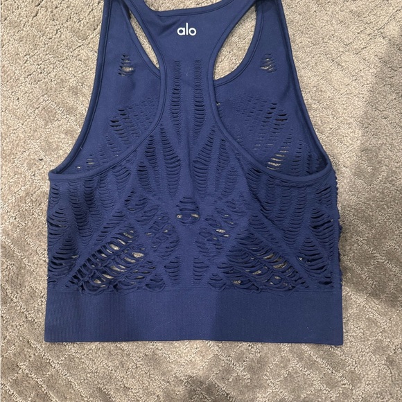 ALO Yoga Navy Tank Top - Picture 4 of 4